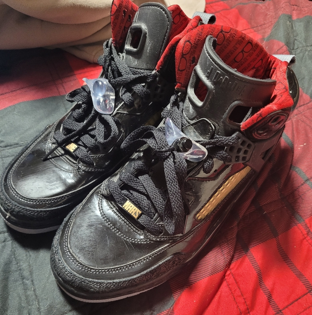 Nike Size 9.5 Mens Spizike Stealth Tennis Shoe